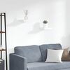 vidaXL رفوف جدارية عائمة، قطعتان، لون أبيض، 23&times;23.5&times;3.8 سم، مصنوعة من خشب MDF