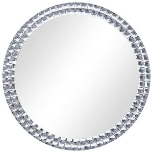 مرآة حائط 60 سم زجاج مقسّى vidaXL