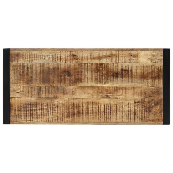 vidaXL طاولة طعام 120&times;55&times;40 سم خشب مانجو صلب خشن