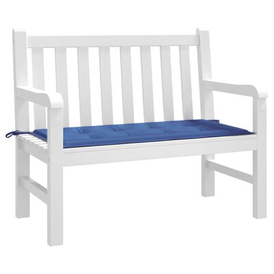 vidaXL وسادة مقعد حديقة أزرق ملكي 120×50×3 سم قماش