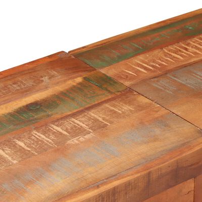 vidaXL خزانة جانبية خشب صلب مستصلح 150×35×75 سم