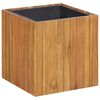 vidaXL حوض حديقة مرتفع 43.5&times;43.5&times;44.5 سم خشب أكاسيا صلب