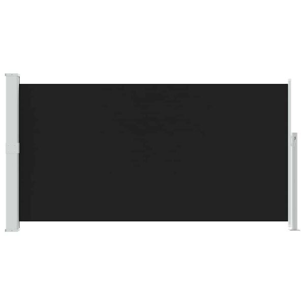 vidaXL مظلة جانبية للفناء والشرفة 160&times;300 سم أسود