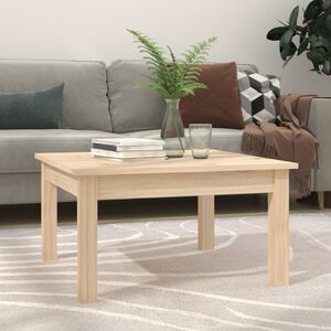 vidaXL طاولة قهوة 30x55x55 سم خشب صنوبر صلب