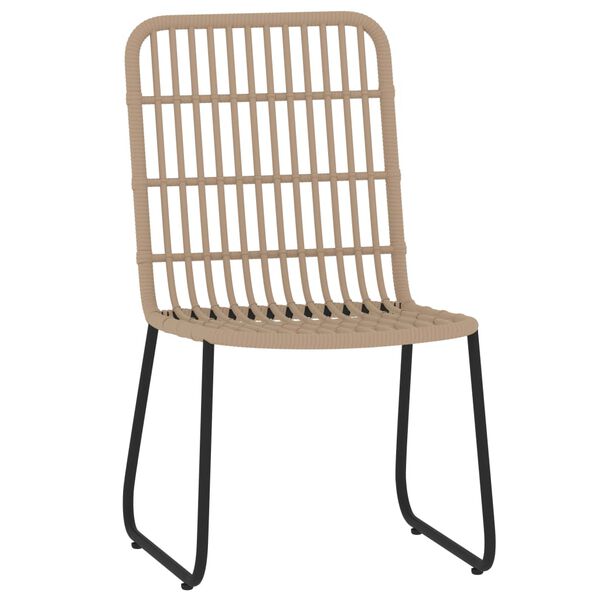 vidaXL عدد 3 قطع طقم سفرة حديقة أوك