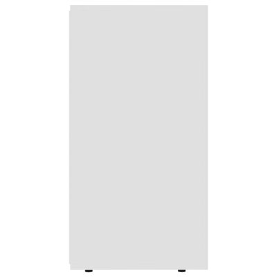 vidaXL خزانة جانبية أبيض 120×35×69 سم خشب صناعي