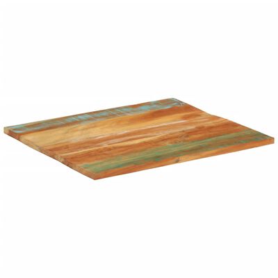 vidaXL سطح طاولة مستطيل 70×80 سم 25-27 ملم خشب صلب مستصلح