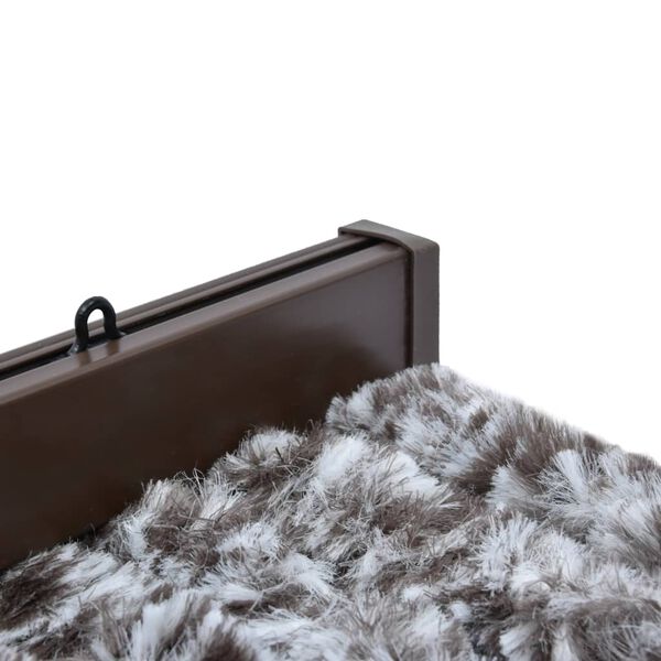 vidaXL ستارة حشرات بني وبيج 56&times;185سم شانيل