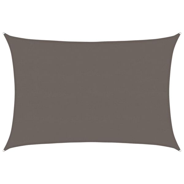 vidaXL مظلة شراعية 160 جم/م&sup2; أنثراسيت 5&times;7 م HDPE