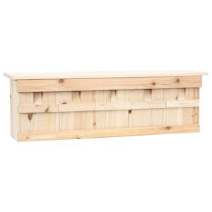 vidaXL بيت عصفور الدوري مع 5 حجيرات 68&times;15&times;21 سم خشب تنوب