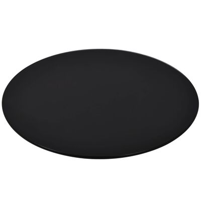 vidaXL سطح طاولة زجاج مقوى دائري 400 ملم