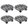 3143924 vidaXL Plant Trolleys 4 pcs Grey &Oslash;30x7,5 cm WPC (2x149032) - Untranslated