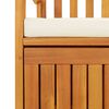 vidaXL مقعد تخزين للحديقة خشب أكاسيا صلب 120&times;63&times;84 سم