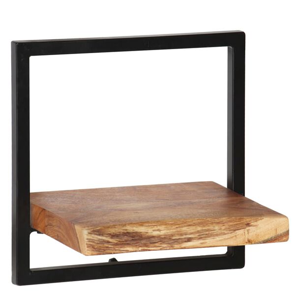 vidaXL طقم 5 قطع رف جداري خشب سنط صلب وفولاذ