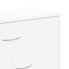 vidaXL خزانة جانبية لون أبيض 60&times;30&times;75 سم خشب صناعي