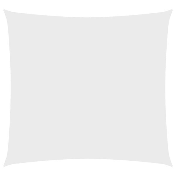 vidaXL مظلة شراعية قماش أكسفورد مربعة الشكل 2.5×2.5 م أبيض