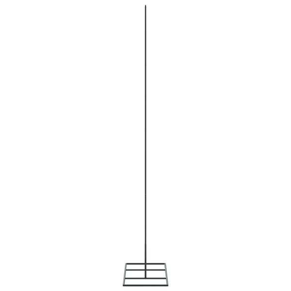 vidaXL شجرة كريسماس معدنية للزينة لون أسود 150 سم