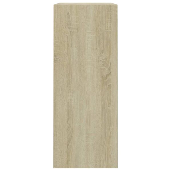 vidaXL خزانة كتب دورين سونوما أوك 80&times;30&times;76.5 سم خشب صناعي