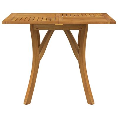 vidaXL طاولة حديقة 85×85×75 سم خشب أكاسيا صلب