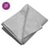 vidaXL Tarpaulin 260 g/m&sup2; 8x8 m Grey HDPE - Untranslated