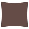 vidaXL مظلة شراعية قماش أكسفورد مربعة الشكل 3×3 م بني
