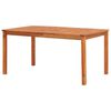 vidaXL طاولة حديقة 150&times;90&times;74 سم خشب سنط صلب