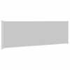 317974 vidaXL Patio Retractable Side Awning 200x600 cm Grey - Untranslated