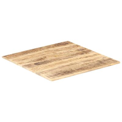 vidaXL سطح طاولة دائري خشب مانجو صلب 15-16 مم 80×80 سم