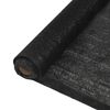 vidaXL شبكة خصوصية HDPE مقاس 2&times;25 م أسود
