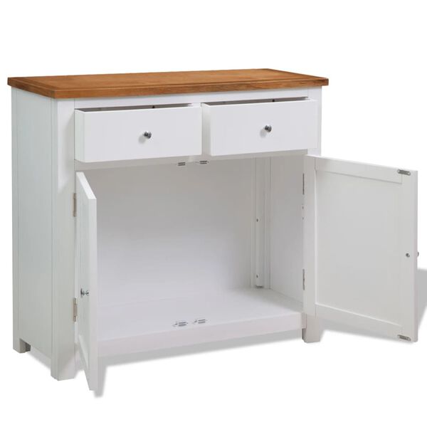 vidaXL خزانة جانبية 83x33,5x90 سم خشب بلوط صلب