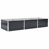 vidaXL حوض حديقة مرتفع أنثراسيت 240&times;80&times;45 سم فولاذ مجلفن
