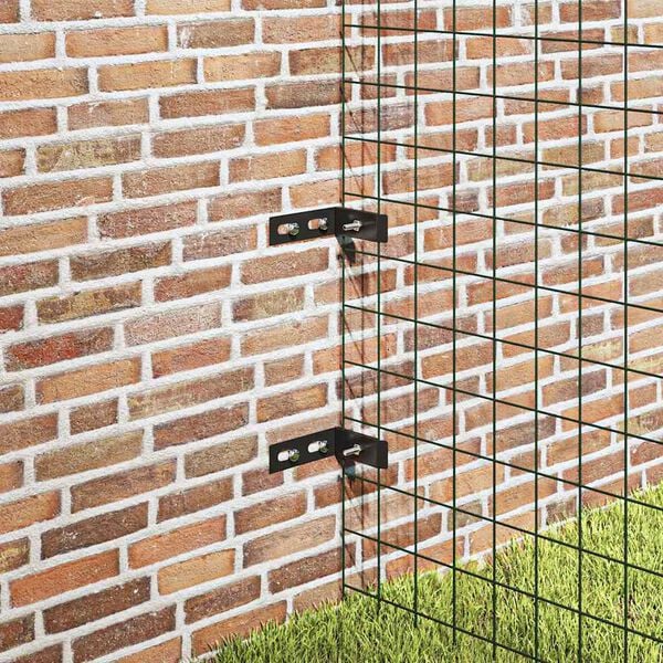 vidaXL عدد 10 أطقم موصل حائط زاوي أنثراسيت