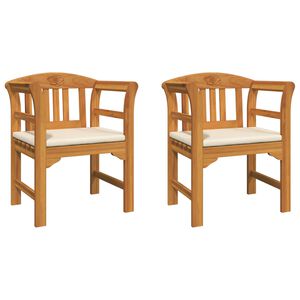 vidaXL مقعد وردة طبيعي 68.5 &times; 46 &times; 82.5 سم خشب الأكاسيا الصلب