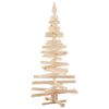 vidaXL أشجار عيد الميلاد مع حامل طبيعي 150 cm solid pine wood