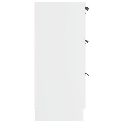 vidaXL خزانة جانبية 60x30x70 سم خشب صناعي أبيض