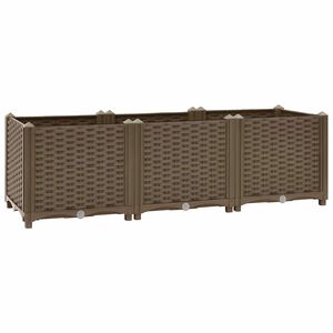 vidaXL حوض زراعي مرتفع 120&times;40&times;38 سم بولي بروبيلين