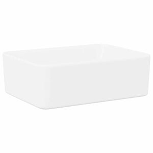 vidaXL حوض غسيل 13x30x40 سم سيراميك أبيض