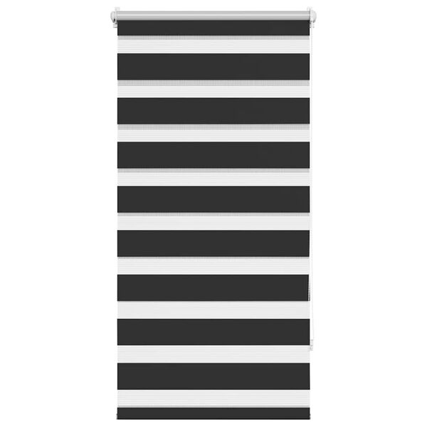 vidaXL ستارة زيبرا 80&times;150 سم أسود