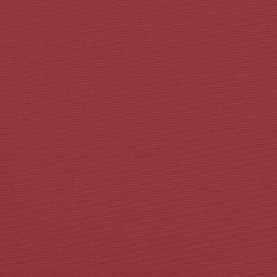 vidaXL وسادة مقعد منجدة 50 × 50 × 10 سم أحمر خمري 40972