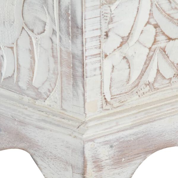 vidaXL صندوق تخزين 58&times;40&times;40 سم خشب سنط صلب