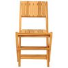 vidaXL كراسي حديقة قابلة للطي 8 ق 47x62x90 سم خشب ساج صلب