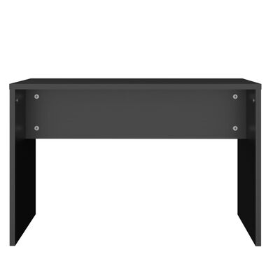 طقم طاولة تسريحة VidaXL أسود 86.5x35x136 سم