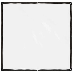 vidaXL قماش مشمع شفاف مع فتحات 2 &times; 2 متر من البولي إيثيلين