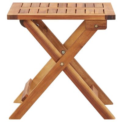 vidaXL Folding Garden Coffee Table 40x40x40 cm Solid Acacia Wood