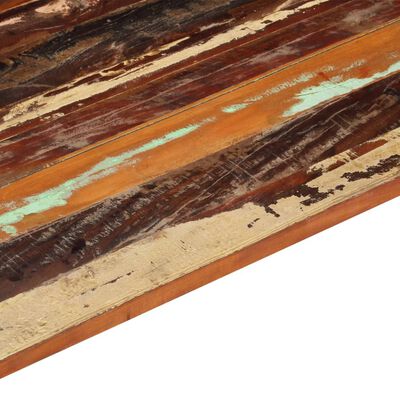 vidaXL سطح طاولة مستطيل 60×120 سم 25-27 ملم خشب صلب مستصلح