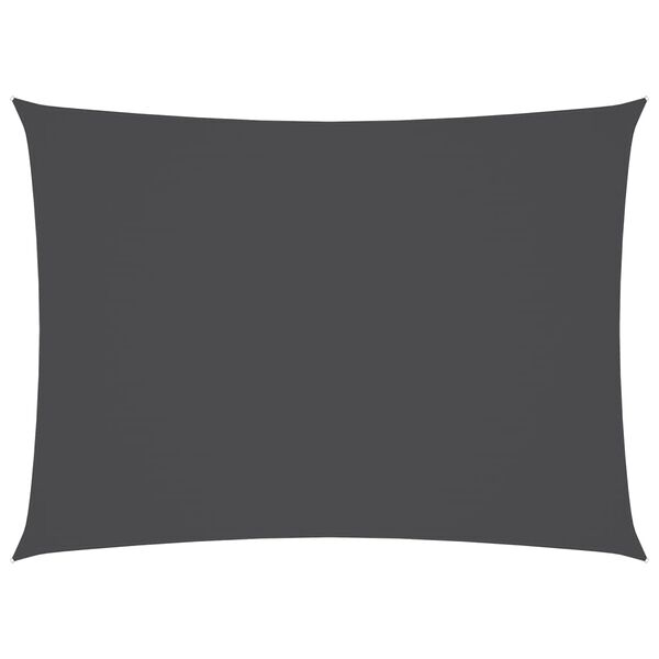 vidaXL مظلة شراعية قماش أكسفورد مستطيلة 2.5×4 م أنثراسيت