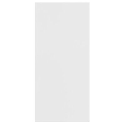 vidaXL خزانة كتب/خزانة جانبية أبيض 66×30×130 سم خشب حبيبي