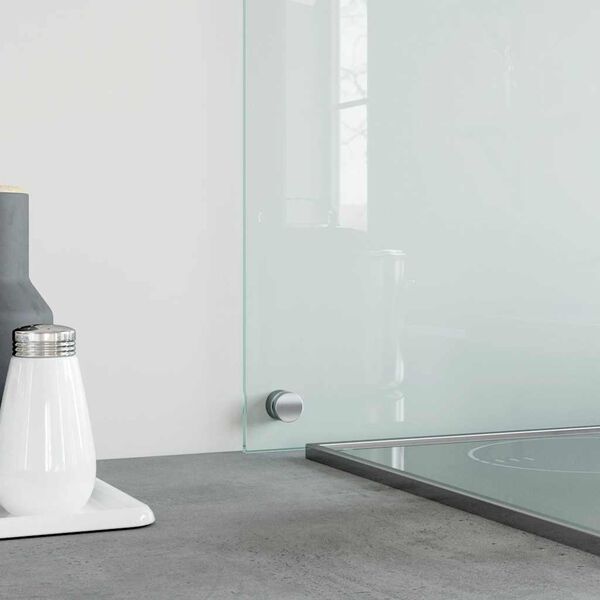 vidaXL لوح باكسبلاش شفاف للمطبخ 70×50 سم زجاج مقسى