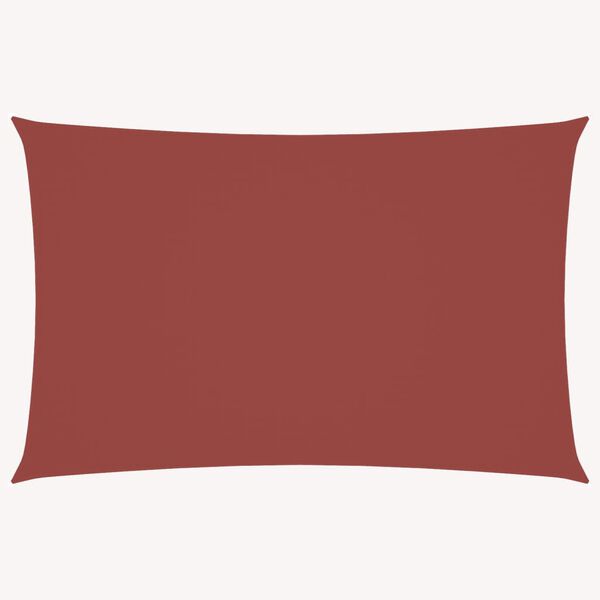 vidaXL مظلة شراعية قماش أكسفورد مستطيلة 5&times;7 م قرميدي
