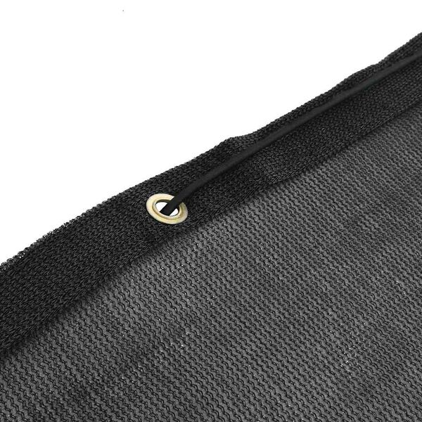 vidaXL شبكة حاوية 3&times;6 م HDPE أسود